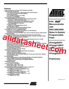 atmega2560 datasheet|ATMEGA2560 Datasheet(PDF) 1 Page .